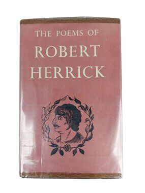 The Poems Of Robert Herrick 1965 Hardcover Poetry Collection Oxford Press
